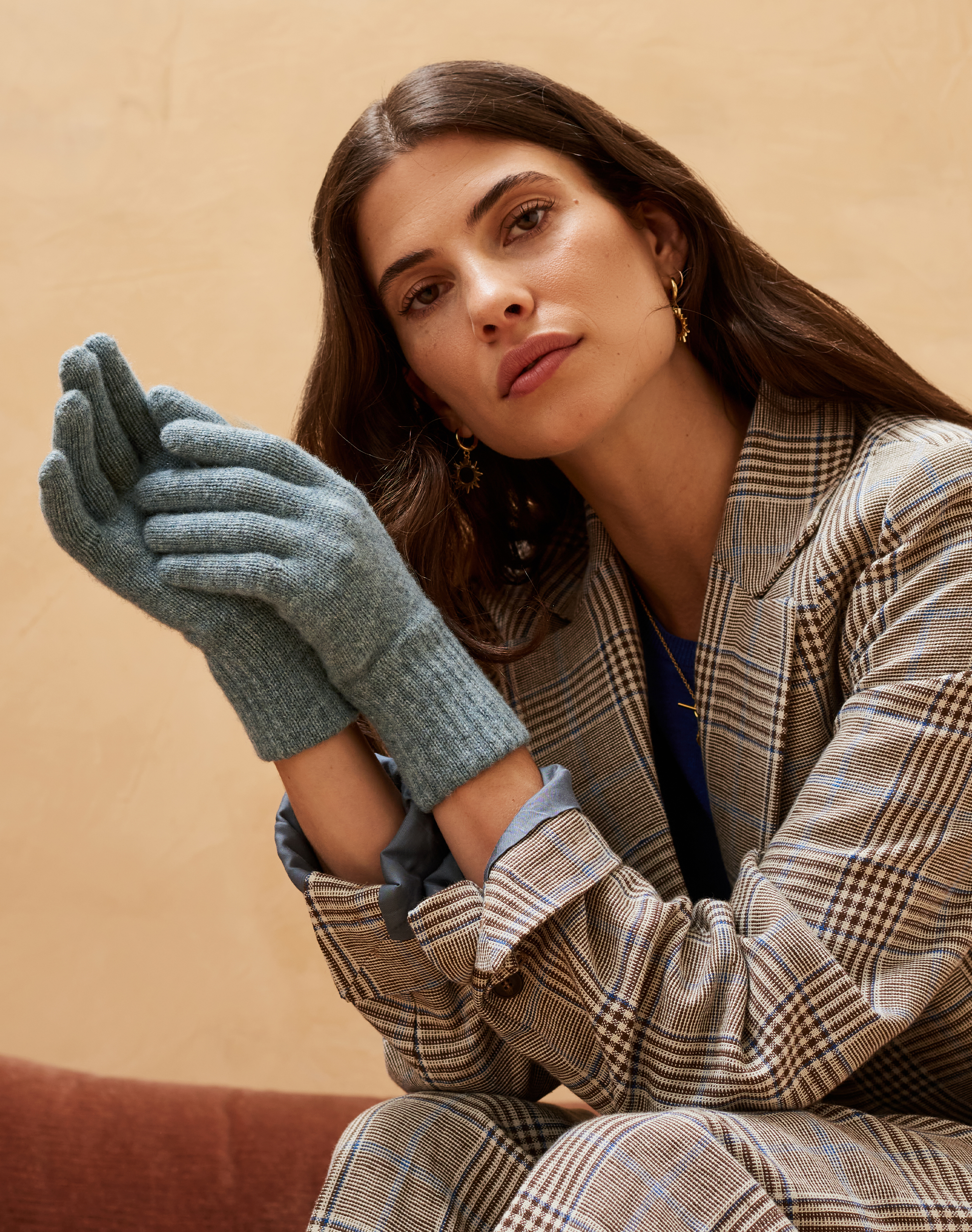Women’s Cashmere Gloves Mercury